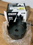 Oem Tools 27109 Water Pump Socket Remover / Installer For Cadillac 4.6l. Fixed Price $21.99.