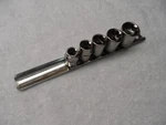 Craftsman 3/8" Drive Sae Socket Set Usa Nos (1/4" To 1/2") 8pt 5 Pcs (rail). Fixed Price $42.95.