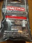 Craftsman 4 Pc Adapter Set Socket Adapters. Fixed Price $24.50.