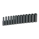 Grey Pneumatic 1213md 13 Pc 3/8" Dr Deep Metric Set. Fixed Price $70.77.