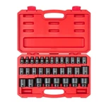 Tekton Sid92327 1/2" Drive 6-point Impact Socket Set, 31-piece. Fixed Price $168.00.