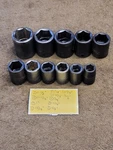 11 Proto Professional Impact Socket Set 1-1/8" To 1/2" Drive 7436h Sae Tool Usa. Fixed Price $89.62.