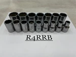 Snap-on Tools New 16pc 1/2" Drive Metric 12 Point Shallow Socket Bonus Set. Fixed Price $499.95.