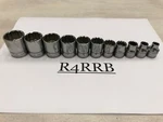 Snap-on Tools Usa New 3/8" Drive Sae Shallow 12 Point Chrome Socket Set 211fy. Fixed Price $249.95.