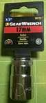 Gearwrench 80752 17mm - 1/2" Drive Shallow 12pt Point Socket Chrome New. Fixed Price $12.99.
