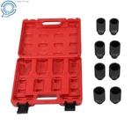 8pcs 1/2" Impact Socket Set 12point 1" To 1-1/2"drive Deep Spindle Axle Nut. Fixed Price $36.92.