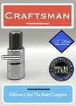 14mm Craftsman Cmmt42669 Metric Mm Hex Bit 1/2-in Drive Shallow Socket Ratchet. Fixed Price $10.94.