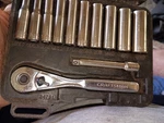 Craftsman Usa 12-piece 1/4" Drive 6 Point Socket Set No 34781,. Fixed Price $59.95.