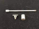 Snap-on Tms 70 1/4" Drive Spinner Tm-60 6" Extension Tm18 9/16" Socket. Fixed Price $45.00.