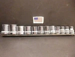 Duro/indestro 3/8 Dr. 12pc Socket Set Made In The Usa. Fixed Price $46.99.