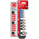 Carbyne 9 Piece Super Short Hex Bit Socket Set - Metric, 3mm To 14mm S2 Steel. Fixed Price $99.98.