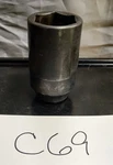 Snap-on Tools Sim480 1-1/2" Deep 1/2" Drive Impact Socket 6-point Usa. Fixed Price $39.95.