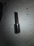 Snap-on Screwdriver 1/2" Drive Socket Sw40e Slotted Flat Tip Used. Fixed Price $17.49.