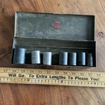 Vintage Craftsman 7pc Impact Socket Set 1/2" Drive 6 Point Usa 15/16"-1/2". Fixed Price $47.99.