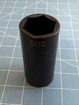 Matco Tools 30mm Impact Socket 6 Point 1/2" Drive Chrome Cdp30m6c. Fixed Price $23.16.