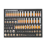 Gearwrench 89 Piece 1/4 Drive Master Metric Socket Set In Foam Storage Tr. Fixed Price $240.19.
