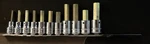 Snap-on 11pc Metric Hex Allen Bit Socket Set 4mm-14mm 3/8 Drive Fam4a-fam14 Usa. Fixed Price $149.99.