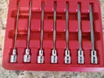 Mac Tool 7pc Long Hexdriver Set. Fixed Price $100.00.