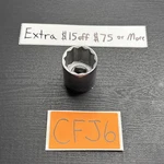 Craftsman Usa 27mm Chrome 1/2" Drive Shallow 12 Point Metric Socket 44243 -g-. Fixed Price $14.39.