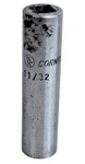 Cornwell Tools T0211l 11/32" Sae Deep Socket 1/4" Drive 6 Point Chrome. Fixed Price $9.99.
