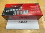 Snap-on Tools Usa New 1/2" Drive Metric 6pt Shallow & Deep Socket Set 320tswmb. Fixed Price $649.95.