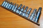Sk 84213 13 Pc 1/4", 3/8" & 1/2" Dr Torx Bit Socket Set Made In Usa Origin. Fixed Price $199.95.