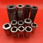 Lot 12 - Snap On Sockets 6 & Point 1/2 Drive Marks/scratches. Fixed Price $64.99.