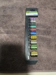Pittsburgh Pro 3/8" Drive Sae Color Coded Socket Set 10 Piece Has Wear. Fixed Price $24.99.