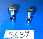 Mac Tools 2 Piece New Unused 1/4 Drive Metric Chrome Swivel Sockets 10mm & 13mm. Fixed Price $110.00.