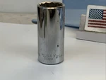 Husky 23128, 7/8in. 3/8 Drive Deep 12pt Socket, Usa Made. Fixed Price $3.50.