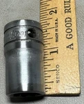 Snap-on Sw414 7/16" 8-point Chrome 1/2" Drive Double Square Socket. Fixed Price $14.51.