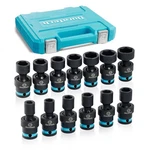 Duratech 1/2" Drive Impact Swivel Socket Set, 13-piece Shallow One Size. Fixed Price $110.99.