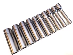 Snap On Tools Usa New 10 Piece 1/4" Drive 6 Point Sae Deep Socket Set 110stmy. Fixed Price $194.95.