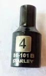 Stanley 4 Mm X 1/4" Standard Socket 86-101b Black Chrome 6 Pt Free Shipping. Fixed Price $9.96.