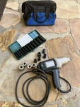 Sears Craftsman Industrial 1/2 In. Impact Wrench & Deep Socket Set. Fixed Price $69.99.