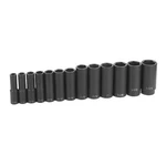 Grey Pneumatic 1/2in Drive 13 Piece Deep Set. Fixed Price $94.67.