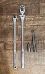 Craftsman 1/2 Drive Ratchet, Breaker Bar And Extension Set. Fixed Price $75.00.