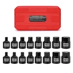Mayouko 16 Pieces 3/8" Drive Low Profile Hex Socket Set, Impact One Size. Fixed Price $32.54.
