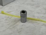 Indestro Super 2808-s, 1/4in. 1/4 Drive 8pt Sae Socket, Usa - Yellow. Fixed Price $2.50.