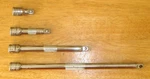 Case Ih International 4-piece 3/8" Drive Knurled Socket Extension Set Nice!!. Fixed Price $48.75.