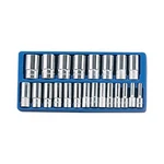 Genius Tools 22pc 1/2" Dr. Sae Deep Impact Socket Set (cr-mo) - Di-422s. Fixed Price $264.42.