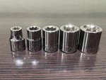 Craftsman 5pc 3/8 Drive 8pt Sae Socket Set 1/4-1/2 All G 443xx Made In Usa. Fixed Price $24.99.