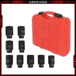 9pcs Deep Impact Sockets Set 1/2" Drive Metric 29-38mm 6-point W/case. Fixed Price $43.19.