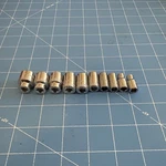 Mac Tools 10 Piece 1/4 Drive Metric Short Chrome Socket Set 6 Point. Fixed Price $103.96.