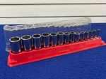 Snap-on 14pc 3/8" 6 Pt Sae Xtra Deep Socket Set 214ysfsy (pkm064466). Fixed Price $224.95.