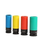 4pc Lug Nut Impact Socket Set Thin Wall Deep Wheel Protector 1/2"d 17 19 21 22mm. Fixed Price $26.29.