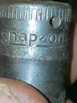 Snap-on 3/8" Drive, 6 Pt. 14mm Shallow Socket. F-14m Good Condition. Made In Usa. Fixed Price $9.00.