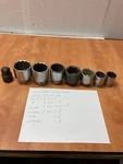 Craftsman Usa Proto Sk Matco 3/4" Drive 8pc Socket Set Sae 1-5/16 To 2-3/16". Fixed Price $64.99.