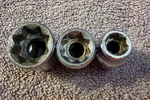 3 Proto Professional 8 Point Double Square Sockets Set 1/2 Drive Usa. Fixed Price $27.22.