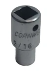 Cornwell Tools Usa T-0206 3/16" Sae Shallow Socket 1/4" Drive 6 Point Chrome. Fixed Price $9.99.